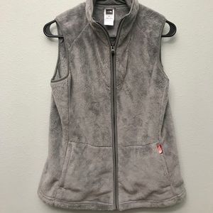 North Face Plush Super Soft Fleece Vest Gray M